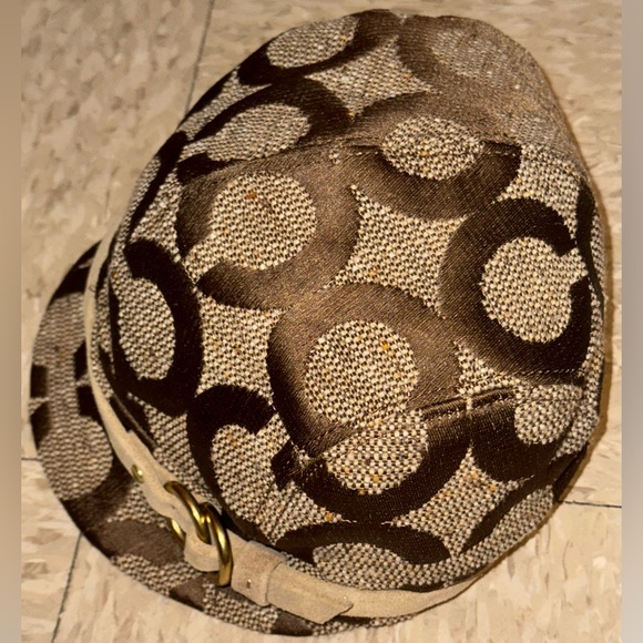 Coach Vintage Signature Karee Cap in Brown/Tan size Small - Picture 12 of 16